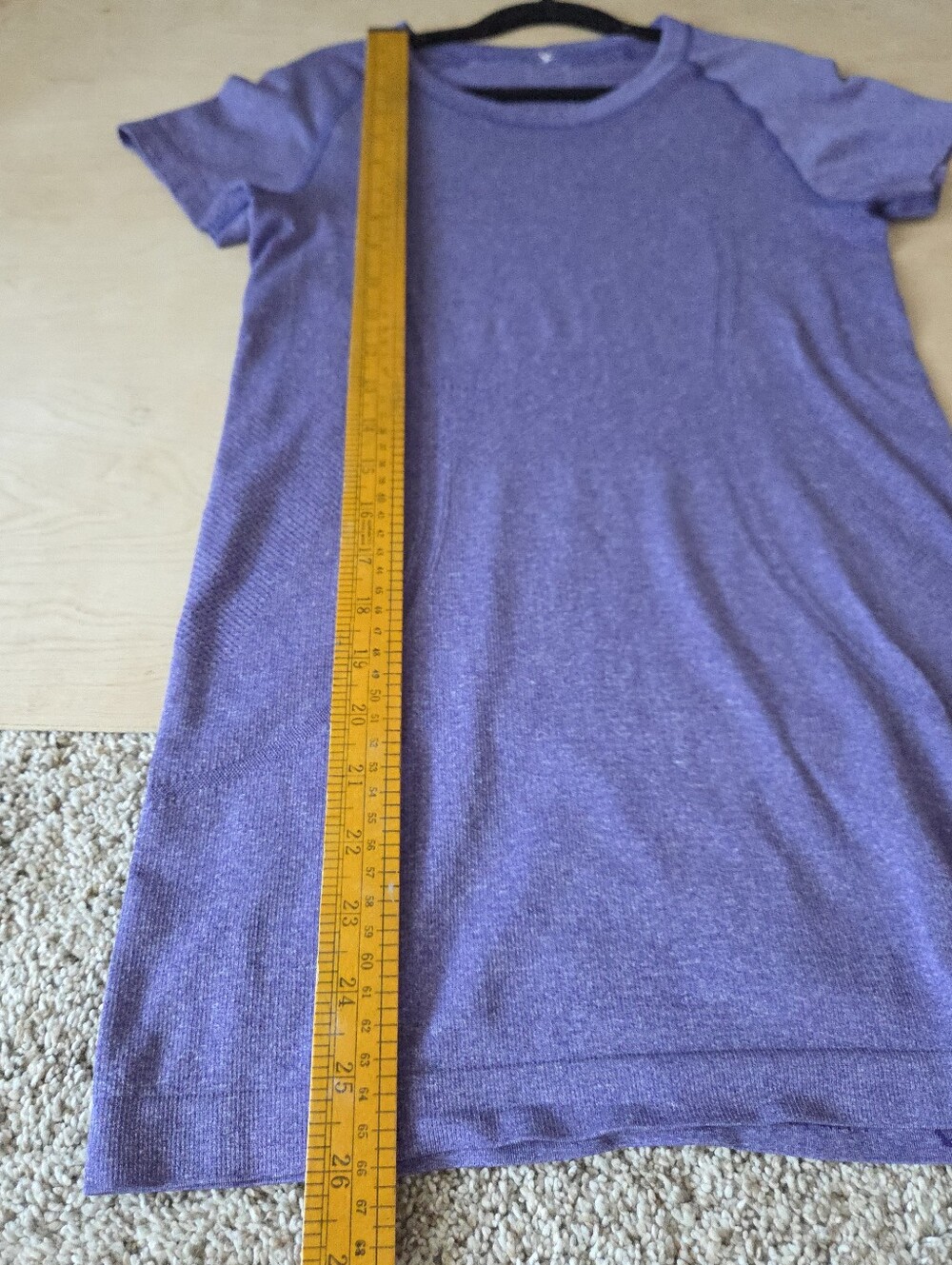 Lululemon Run Swiftly Tech Short Sleeve Scoop Heathered Bruised Berry - Picture 9 of 10
